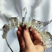 ANGELUS Aura Quartz Crystal Crown