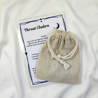 Throat Chakra Crystal Set with Guide