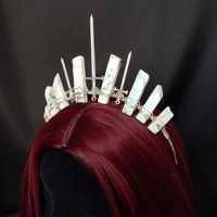 CRUSADER Howlite Crystal Crown