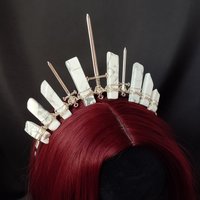 CRUSADER Howlite Crystal Crown
