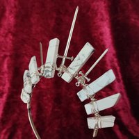 CRUSADER Howlite Crystal Crown