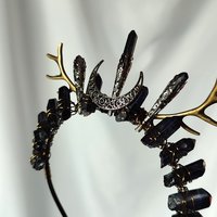 NORSE Black Quartz Crystal Crown