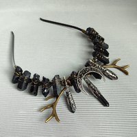 NORSE Black Quartz Crystal Crown