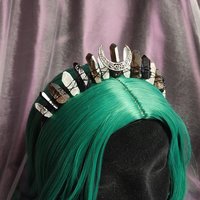AHMANET Quartz Crystal Crown