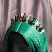 AHMANET Quartz Crystal Crown