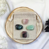 Heart Chakra Crystal Set with Guide