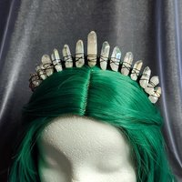 ANGEL DUST Aura Quartz Crystal Crown