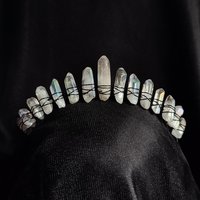 ANGEL DUST Aura Quartz Crystal Crown