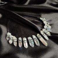ANGEL DUST Aura Quartz Crystal Crown