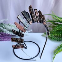 ANNABELLE Rhodonite Crystal Crown