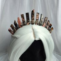 ANNABELLE Rhodonite Crystal Crown