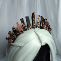 ANNABELLE Rhodonite Crystal Crown
