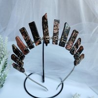 ANNABELLE Rhodonite Crystal Crown