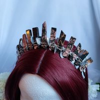 FREYJA Rhodonite Crystal Crown