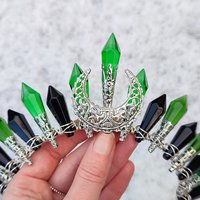 POISON IVY Glass Crystal Crown