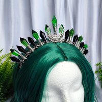 POISON IVY Glass Crystal Crown