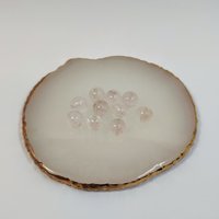 Rose quartz natural beads 8mm.