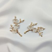 Gold Branches with Flowers