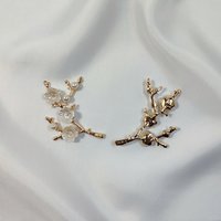 Gold Branches with Flowers