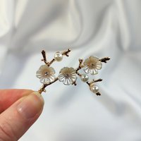 Gold Branches with Flowers