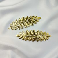 Gold Filigree Leaves