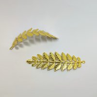 Gold Filigree Leaves