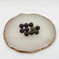 Natural bloodstone beads 8mm