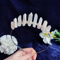 AURORA Aura Quartz Crystal Crown