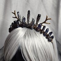 NORSE Black Quartz Crystal Crown
