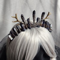 NORSE Black Quartz Crystal Crown