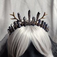 NORSE Black Quartz Crystal Crown