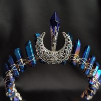 SELENE Titanium Quartz Crystal Crown
