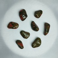 Unakite Wire Wrapped Pendant in Silver