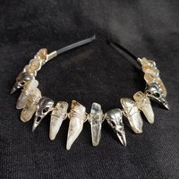 CITRINE RAVEN Crystal Crown