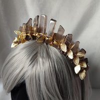 ATHENA Smokey Quartz Crystal Crown