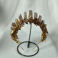 ATHENA Smokey Quartz Crystal Crown