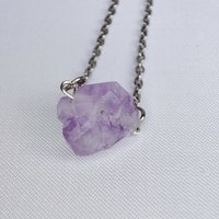 Raw Amethyst Necklace