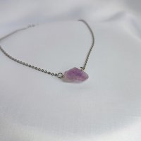 Raw Amethyst Necklace