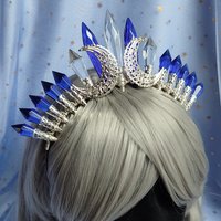 ASTRID Glass Crystal Crown