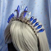 ASTRID Glass Crystal Crown