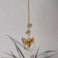 Citrine Butterfly Suncatcher