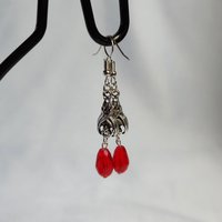 Bat Drop Earrings