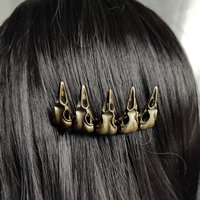 Raven Skull Comb