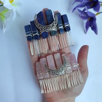 Crystal Combs with Moon