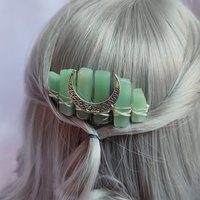 Crystal Combs with Moon