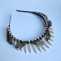 BONES Howlite Crystal Crown