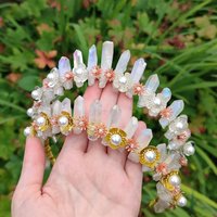 OPHELIA Angel Aura Quartz Crystal Crown