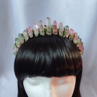 FOREST FAIRY Titanium Quartz Crystal Crown