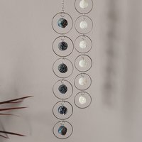 Druzy quartz cluster suncatcher in blue, white or rainbow coloured.