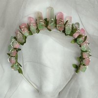 FOREST FAIRY Titanium Quartz Crystal Crown